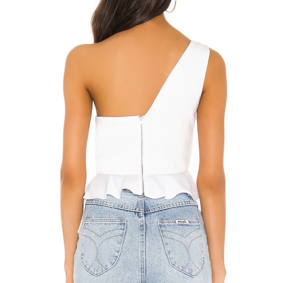 Superdown One shoulder peplum top - Picture 3 of 3